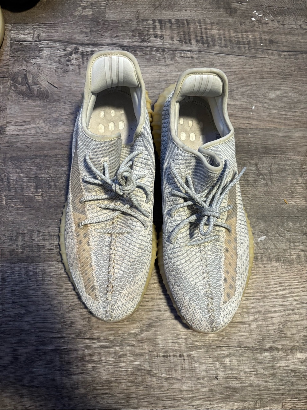 Yeezy Boost 350 V2 in Light Gray and Cream